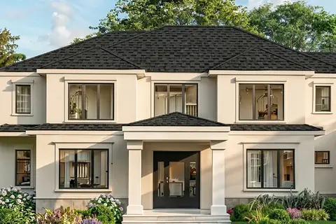 Good example: whole house front from about 50 ft